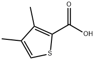 3,4-二甲基-2-噻吩甲酸 结构式