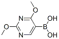 2,4-Dimethoxypyrimidine-5-boronic  acid 结构式