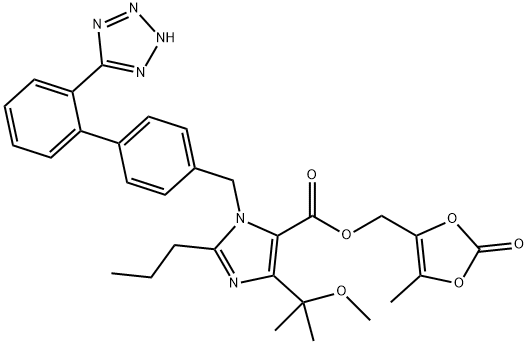奥美沙坦酯杂质II, 896419-17-3, 结构式