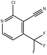 2-Chloro-4-(trifluoromethyl)nicotinonitrile Structure