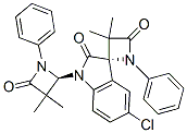 (S)-5'-CHLORO-1'-((S)-3,3-DIMETHYL-4-OXO-1-PHENYLAZETIDIN-2-YL)-3,3-DIMETHYL-1-PHENYLSPIRO[AZETIDINE-2.3'-INDOLINE]-2',4-DIONE|