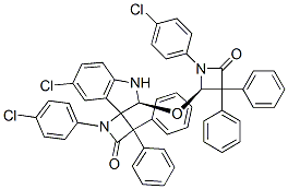 896746-44-4 (S)-5'-CHLORO-1-(4-CHLOROPHENYL)-2'-((R)-1-(4-CHLOROPHENYL)-4-OXO-3,3-DIPHENYLAZETIDIN-2-YLOXY)-3,3-DIPHENYLSPIRO[AZETIDINE-2.3'-INDOLINE]-4-ONE