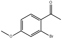 2-溴-4-甲氧基苯乙酮,89691-67-8,结构式