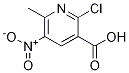 2-氯-6-甲基-5-硝基烟酸,89692-60-4,结构式