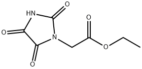 2-(2,4,5-トリオキソ-1-イミダゾリジニル)酢酸エチル 化学構造式