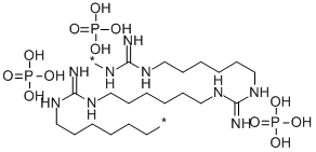 Polyhexamethyleneguanidine phosphate Struktur