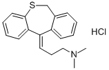 11-(3-二甲基氨基丙亚基)-6,11-二氢二苯并[B,E]硫杂卓盐酸盐, 897-15-4, 结构式