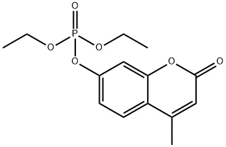 磷酸二乙基伞形酮, 897-83-6, 结构式