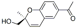 1-[(S)-2-(Hydroxymethyl)-2-methyl-2H-1-benzopyran-6-yl]ethanone Structure