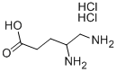 DL-GAMMA-ORNITHINE DIHYDROCHLORIDE 化学構造式