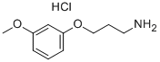 3-(3-METHOXY-PHENOXY)-PROPYLAMINE HYDROCHLORIDE Struktur