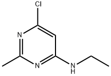 6-chloro-N-ethyl-2-MethylpyriMidin-4-aMine Structure