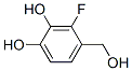 1,2-Benzenediol,  3-fluoro-4-(hydroxymethyl)- Struktur