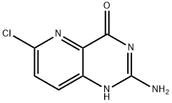 2-アミノ-6-クロロピリド[3,2-D]ピリミジン-4(1H)-オン 化学構造式