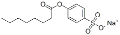 sodium 4-octanoyloxybenzenesulfonate Struktur