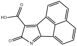 8H-Acenaphtho[1,2-b]pyrrole-9-carboxylic  acid,  8-oxo- Struktur