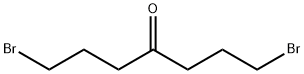1,7-DIBROMO-HEPTAN-4-ONE 化学構造式