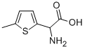 2-氨基-2-(5-甲基噻吩-2-基)乙酸, 89776-66-9, 结构式