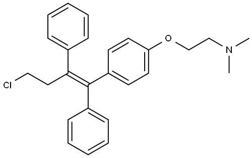 托瑞米芬 结构式