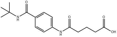 5-{4-[(tert-butylamino)carbonyl]anilino}-5-oxopentanoic acid Structure