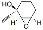 7-Oxabicyclo[4.1.0]heptan-2-ol, 2-ethynyl-, (1alpha,2beta,6alpha)- (9CI) Struktur