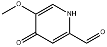 2-Pyridinecarboxaldehyde, 1,4-dihydro-5-methoxy-4-oxo- (9CI) Struktur