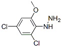 (2,4-ジクロロ-6-メトキシフェニル)ヒドラジン 化学構造式