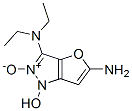 1H-Furo[3,2-c]pyrazole-3,5-diamine,  N,N-diethyl-1-hydroxy-,  2-oxide  (9CI) 结构式