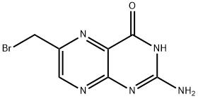 2-AMino-6-(broMoMethyl)-4(3H)-pteridinone Structure