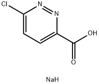 3-PYRIDAZINECARBOXYLIC ACID, 6-CHLORO-, SODIUM SALT Structure