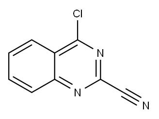 4-氯喹唑啉-2-甲腈, 898044-49-0, 结构式