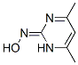 2(1H)-Pyrimidinone, 4,6-dimethyl-, oxime (9CI) Struktur