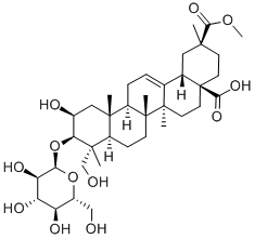 商陆皂甙丁, 89808-50-4, 结构式