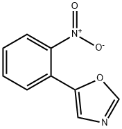 5-(2-ニトロフェニル)-1,3-オキサゾール 化学構造式