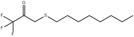 3-octylthio-1,1,1-trifluoro-2-propanone Struktur