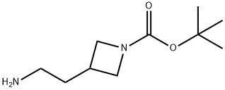 1-叔丁氧羰基-3-氨基乙基氮杂, 898271-20-0, 结构式