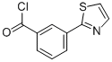 3-(1,3-thiazol-2-yl)benzoyl chloride Structure