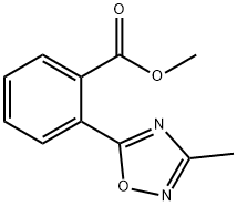 METHYL 2-(3-METHYL-1,2,4-OXADIAZOL-5-YL)BENZOATE 结构式