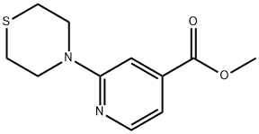 2-(巯基吗啉-4-基)异烟酸甲酯, 898289-26-4, 结构式