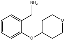 1-[2-[(四氢吡喃-4-基)氧基]苯基]甲胺, 898289-33-3, 结构式
