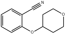 2-(テトラヒドロピラン-4-イルオキシ)ベンゾニトリル 化学構造式