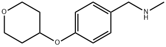 N-Methyl-4-(tetrahydropyran-4-yloxy)benzylamine Structure