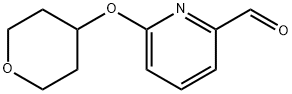 6-(Tetrahydropyran-4-yloxy)pyridine-2-carbaldehyde, 95% Structure