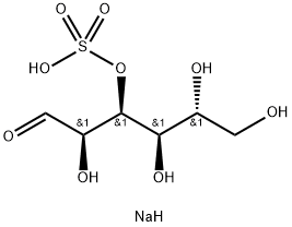 D-葡萄糖 3-硫酸酯钠盐 结构式