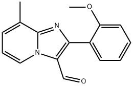 2-(2-methoxyphenyl)-8-methylimidazo[1,2-a]pyridine-3-carbaldehyde Structure