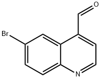 4-Quinolinecarboxaldehyde, 6-broMo- Structure
