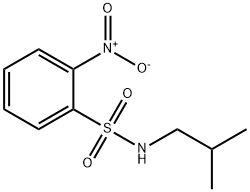 2-nitro-N-isobutylbenzenesulfonamide Structure
