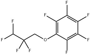 ペンタフルオロ(2,2,3,3-テトラフルオロプロポキシ)ベンゼン 化学構造式