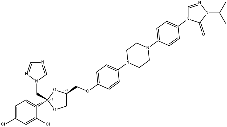 Isopropyl Itraconazole Struktur