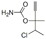 Carbamic acid, 1-(1-chloroethyl)-1-methyl-2-propynyl ester (7CI) Struktur